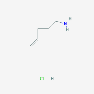 molecular formula C6H12ClN B1627037 (3-Methylenecyclobutyl)methanamine hydrochloride CAS No. 915402-10-7
