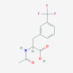 molecular formula C12H12F3NO3 B1627039 N-Acetyl-3-(trifluoromethyl)phenylalanine CAS No. 82337-57-3