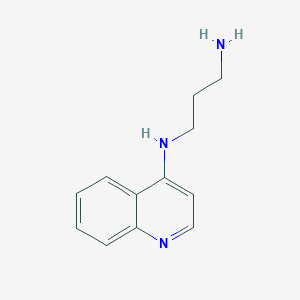 molecular formula C12H15N3 B1627040 4-(3-Aminoprop-1-yl)aminoquinoline CAS No. 75090-53-8