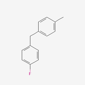 molecular formula C14H13F B1627044 1-Fluoro-4-[(4-methylphenyl)methyl]benzene CAS No. 39768-70-2