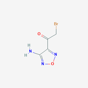 molecular formula C4H4BrN3O2 B1627048 1-(4-Amino-1,2,5-oxadiazol-3-YL)-2-bromo-ethanone CAS No. 172469-62-4
