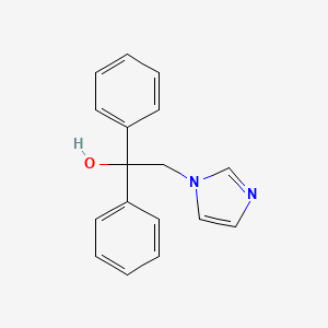 molecular formula C17H16N2O B1627049 2-(1H-imidazol-1-yl)-1,1-diphenylethanol CAS No. 65570-68-5