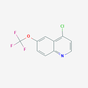 molecular formula C10H5ClF3NO B1627050 4-Chloro-6-(trifluoromethoxy)quinoline CAS No. 927800-55-3