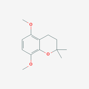 molecular formula C13H18O3 B1627054 5,8-Dimethoxy-2,2-dimethylchroman CAS No. 92156-56-4