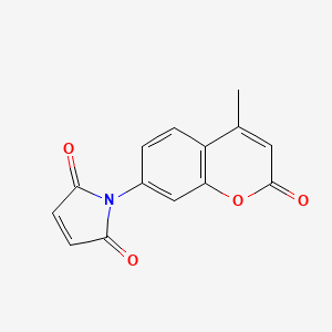 molecular formula C14H9NO4 B1627056 1-(4-Methyl-2-oxo-2H-chromen-7-yl)-1H-pyrrole-2,5-dione CAS No. 211565-47-8