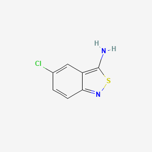 molecular formula C7H5ClN2S B1627061 5-Chlorobenzo[c]isothiazol-3-amine CAS No. 51357-79-0