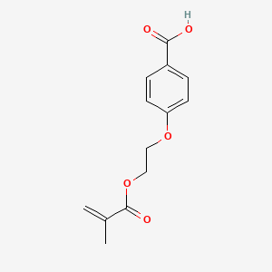 molecular formula C13H14O5 B1627062 4-(2-METHACRYLOXY-ETHYL-1-OXY)BENZOIC ACID CAS No. 69260-39-5