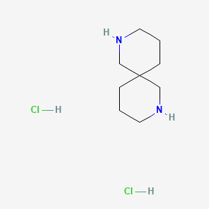 molecular formula C9H20Cl2N2 B1627063 2,8-Diazaspiro[5.5]undecane dihydrochloride CAS No. 91188-28-2