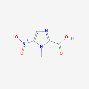molecular formula C5H5N3O4 B1627065 1-Methyl-5-nitro-1H-imidazole-2-carboxylic acid CAS No. 3994-53-4