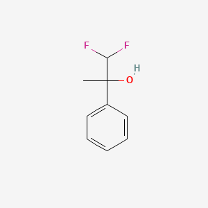 3,3-Difluoro-2-phenylpropane-2-OL