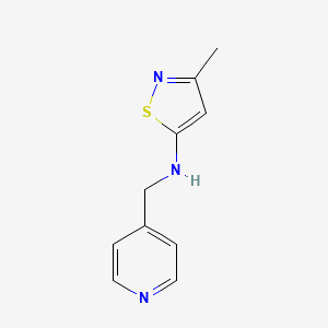3-Methyl-N-[(pyridin-4-yl)methyl]-1,2-thiazol-5-amine