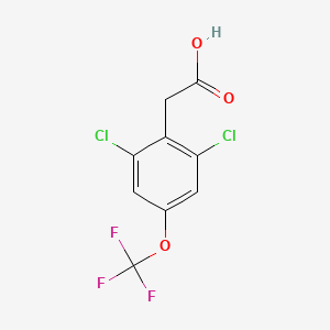 2,6-Dichloro-4-(trifluoromethoxy)phenylacetic acid