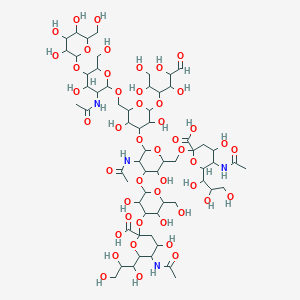 molecular formula C62H102N4O47 B162708 Disialyllacto-N-hexaose II CAS No. 137608-62-9