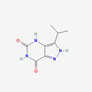 3-(Propan-2-yl)-2H-pyrazolo[4,3-d]pyrimidine-5,7(4H,6H)-dione