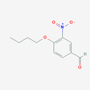 molecular formula C11H13NO4 B1627094 4-Butoxy-3-nitrobenzaldehyde CAS No. 351002-94-3
