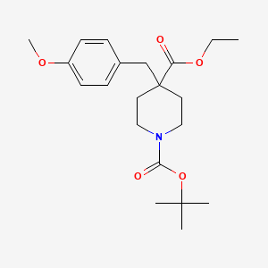 Ethyl N-Boc-4-(4-methoxybenzyl)piperidine-4-carboxylate