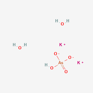 molecular formula AsH5K2O6 B1627123 氢二砷酸钾二水合物 CAS No. 308103-48-2