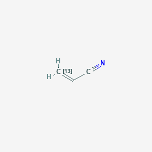 molecular formula C3H3N B1627124 Acrylonitrile-3-13C CAS No. 55757-47-6