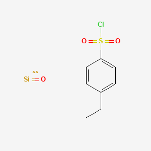molecular formula C8H9ClO3SSi B1627128 4-ethylbenzenesulfonyl chloride;oxoniumylidynesilanide CAS No. 1173018-58-0