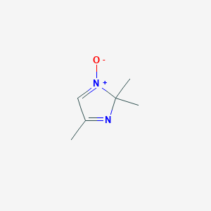 molecular formula C6H10N2O B162713 2,2,4-Trimethyl-2H-imidazole 1-oxide CAS No. 136440-22-7