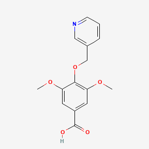 3,5-Dimethoxy-4-(pyridin-3-ylmethoxy)benzoic acid
