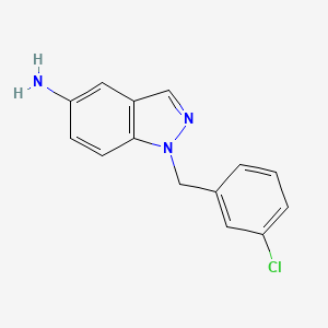 1-(3-Chlorobenzyl)-1H-indazol-5-amine