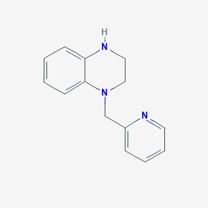 1-[(Pyridin-2-yl)methyl]-1,2,3,4-tetrahydroquinoxaline
