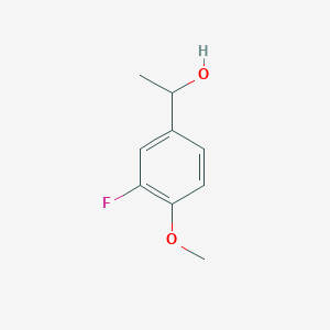 molecular formula C9H11FO2 B1627150 1-(3-Fluoro-4-methoxyphenyl)ethanol CAS No. 590417-81-5