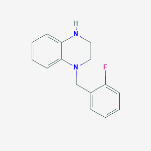 1-[(2-Fluorophenyl)methyl]-1,2,3,4-tetrahydroquinoxaline