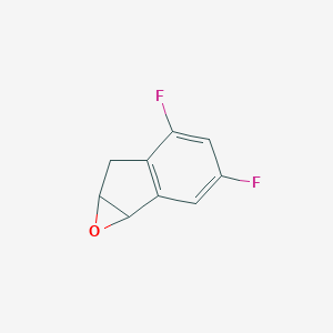 molecular formula C9H6F2O B1627159 3,5-difluoro-6,6a-dihydro-1aH-indeno[1,2-b]oxirene CAS No. 939760-63-1