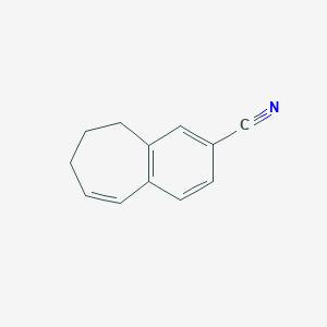 molecular formula C12H11N B1627185 8,9-Dihydro-7H-benzocycloheptene-2-carbonitrile CAS No. 939761-00-9