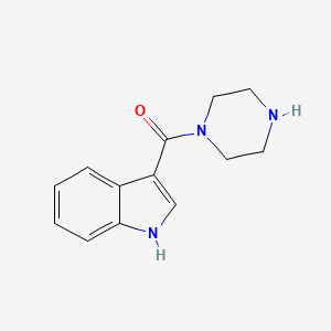 (1H-indol-3-yl)(piperazin-1-yl)methanone