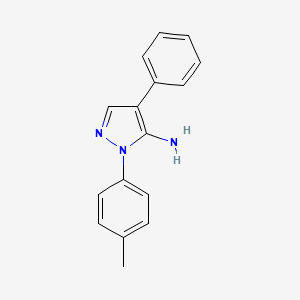 molecular formula C16H15N3 B1627187 1-(4-methylphenyl)-4-phenyl-1H-pyrazol-5-amine CAS No. 895011-47-9