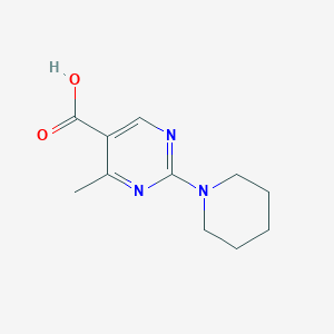 4-Methyl-2-(piperidin-1-yl)pyrimidine-5-carboxylic acid