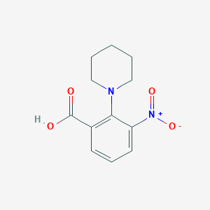 3-Nitro-2-(piperidin-1-yl)benzoic acid