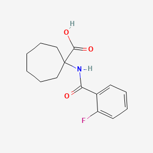 1-(2-Fluoro-benzoylamino)-cycloheptanecarboxylic acid