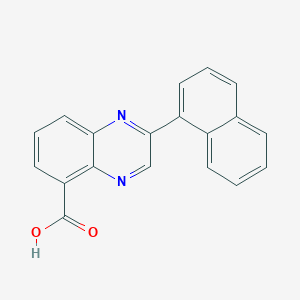 2-(Naphthalen-1-yl)quinoxaline-5-carboxylic acid
