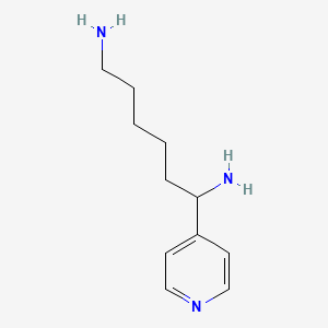 molecular formula C11H19N3 B1627203 1-Pyridin-4-yl-hexane-1,6-diamine CAS No. 904813-64-5