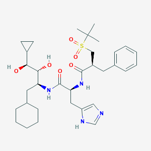 molecular formula C33H50N4O6S B162721 Remikiren CAS No. 135669-48-6