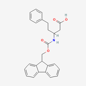 3-(9-H-Fluoren-9-ylmethoxycarbonylamino)-5-phenyl-pentanoic acid