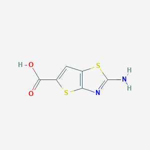 2-Aminothieno[2,3-d][1,3]thiazole-5-carboxylic acid