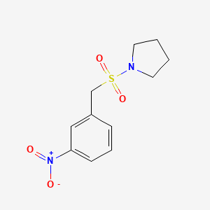 molecular formula C11H14N2O4S B1627233 1-(3-Nitro-phenylmethanesulfonyl)-pyrrolidine CAS No. 864685-23-4