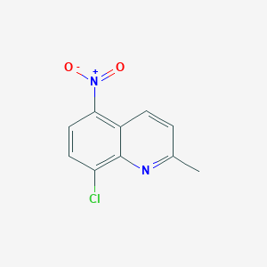 molecular formula C10H7ClN2O2 B1627240 8-Chloro-2-methyl-5-nitroquinoline CAS No. 64485-39-8