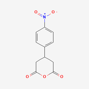 molecular formula C11H9NO5 B1627246 4-(4-Nitrophenyl)dihydro-2H-pyran-2,6(3H)-dione CAS No. 53911-69-6