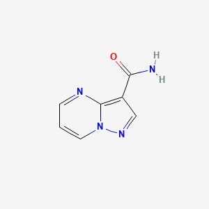 molecular formula C7H6N4O B1627251 Pyrazolo[1,5-a]pyrimidine-3-carboxamide CAS No. 774549-55-2