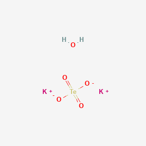 molecular formula H2K2O5Te B1627253 Potassium tellurate hydrate CAS No. 314041-10-6