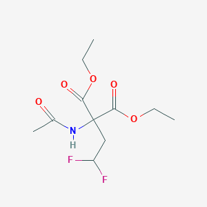 molecular formula C11H17F2NO5 B1627256 Diethyl 2-acetamido-2-(2,2-difluoroethyl)malonate CAS No. 252357-31-6