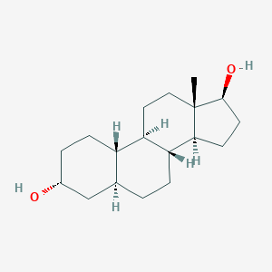 molecular formula C18H30O2 B162726 5alpha-Estrane-3alpha,17beta-diol CAS No. 10002-95-6
