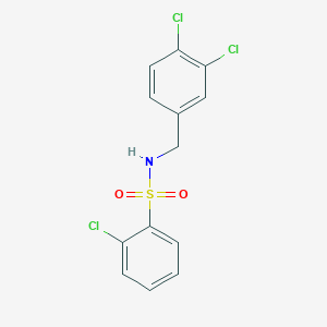 molecular formula C13H10Cl3NO2S B1627261 2-Chloro-N-(3,4-dichloro-benzyl)-benzenesulfonamide CAS No. 864685-51-8