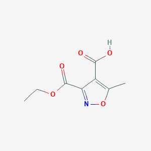 molecular formula C8H9NO5 B1627262 3-(Ethoxycarbonyl)-5-methylisoxazole-4-carboxylic acid CAS No. 474678-51-8